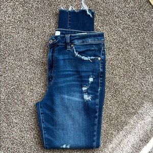KANCAN Distressed Stretch Blue Jeans Size 11/29
